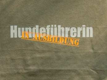 Kurzärmliche T-Shirt HundeführerIn