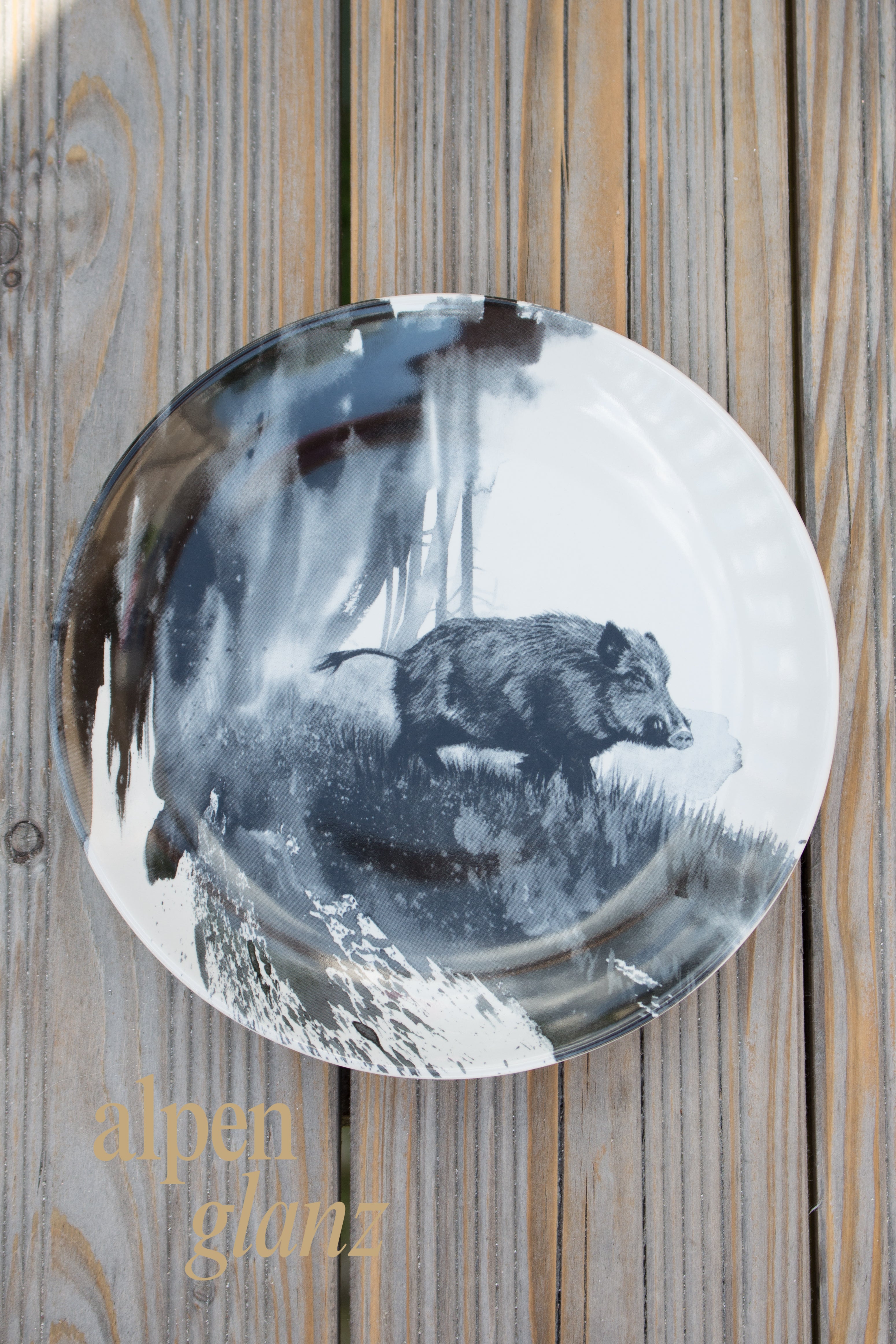 Dessertteller Wildtiere
